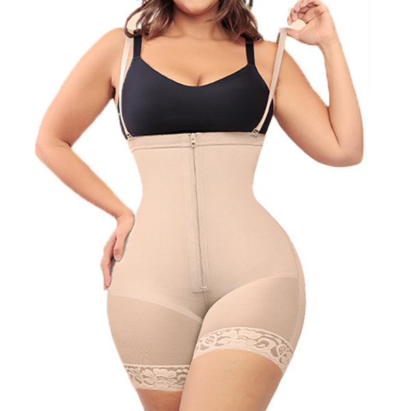 Gaine Sculptante Taille Haute Zippée – Effet Silhouette Instantané