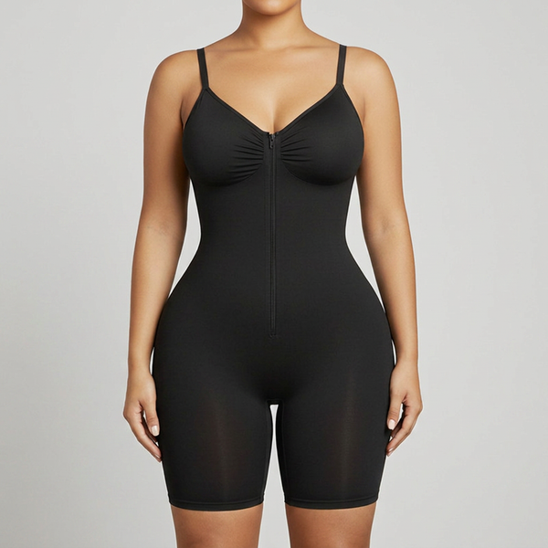 Body Gainant Zip Frontal – Silhouette Sculptée & Maintien Invisible