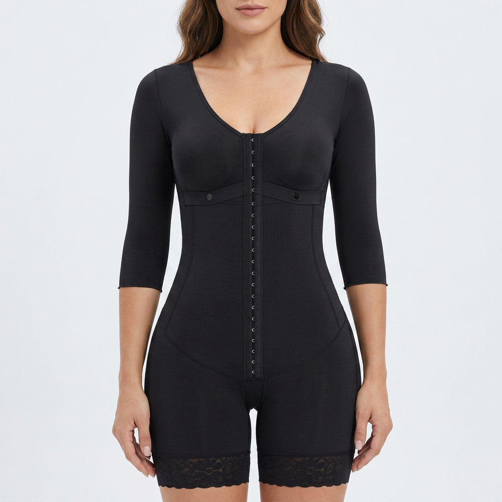 Gaine Sculptante Intégrale Mi-Cuisse – Taille Affinée & Fessier Galbé