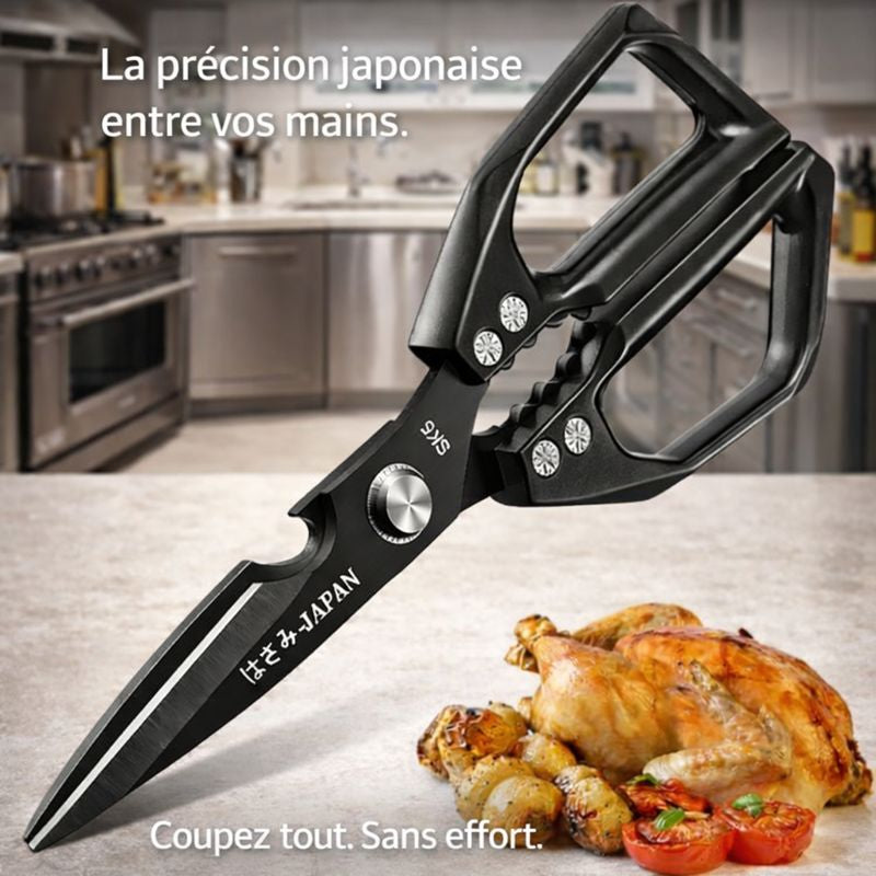 Ciseaux de Cuisine Japonais – Ultra Tranchants & Multifonctions
