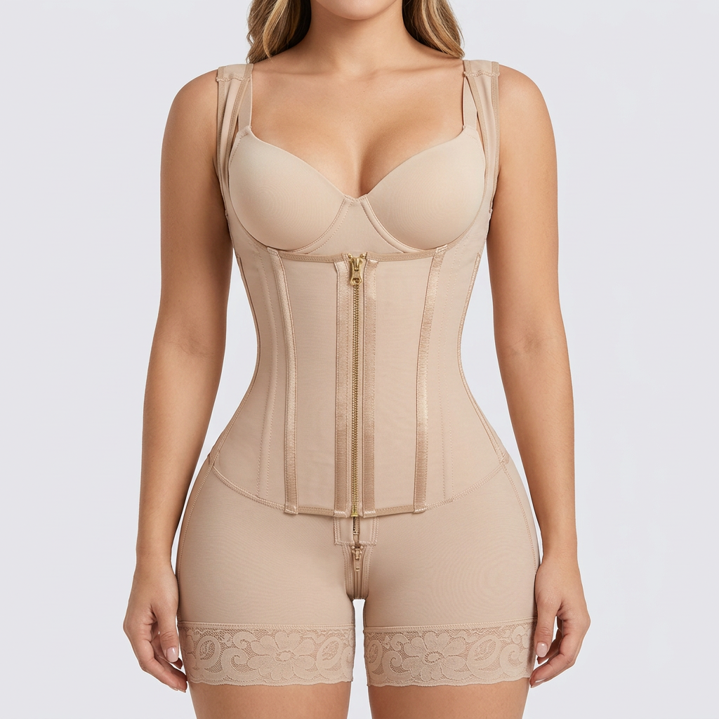 Gaine Sculptante Intégrale 360° – Taille Fine, Ventre Plat & Effet Push-Up