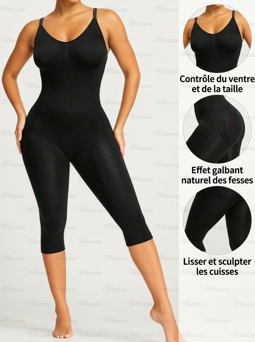 Combinaison Gainante Capri Sans Coutures – Silhouette Sculptée & Confort Absolu