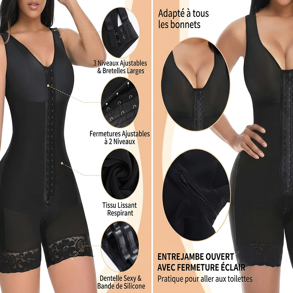 Gaine Amincissante Compression – Silhouette sculptée 360° & maintien expert