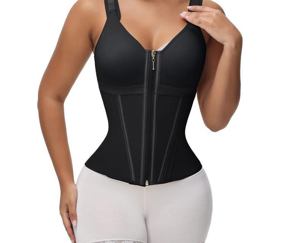 Gaine Corset gainant zip frontal – Taille sculptée & maintien professionnel