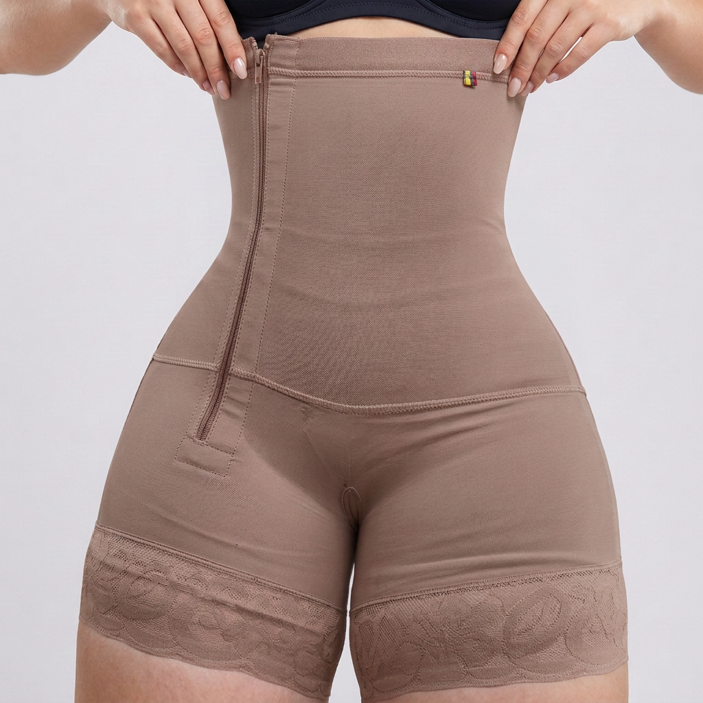 Gaine Sculptante Taille Haute Compression 360° – Taille Fine & Fessier Galbé