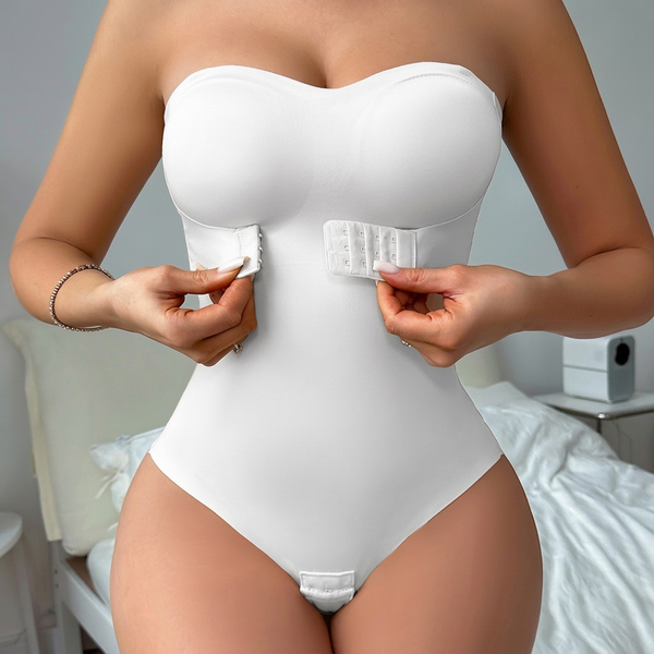 Body Gainant Bustier String Effet Ventre Plat & Silhouette Sculptée