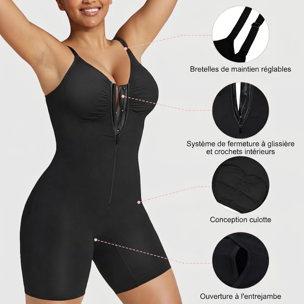 Combinaison Gainante Compression Intense Effet Sablier Immédiat