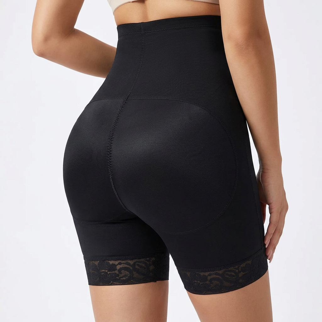 Gaine Sculptante Taille Haute Zip Frontal – Compression 360° & Ventre Plat