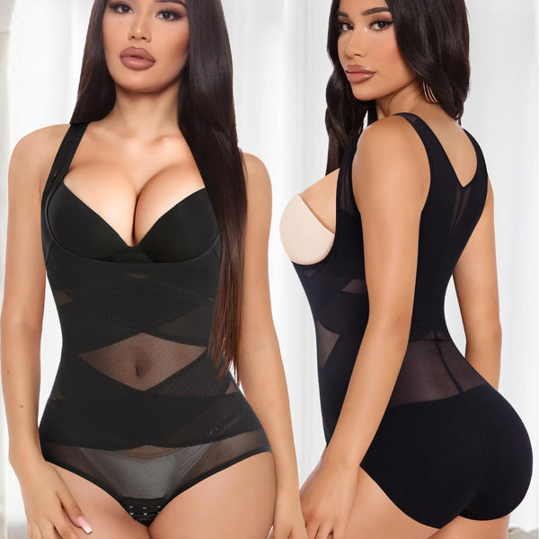 Body Gainant Sculptant Haute Compression Effet Ventre Plat & Silhouette Redessinée