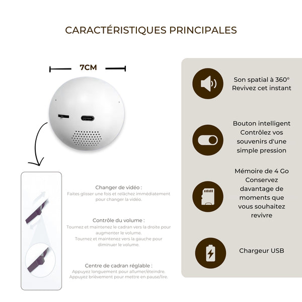 Vido Sphere™ - Sphère vidéo magique