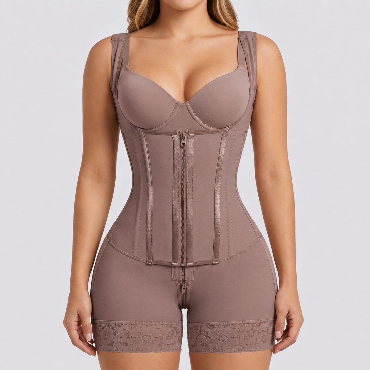 Gaine Sculptante Intégrale 360° – Taille Fine, Ventre Plat & Effet Push-Up