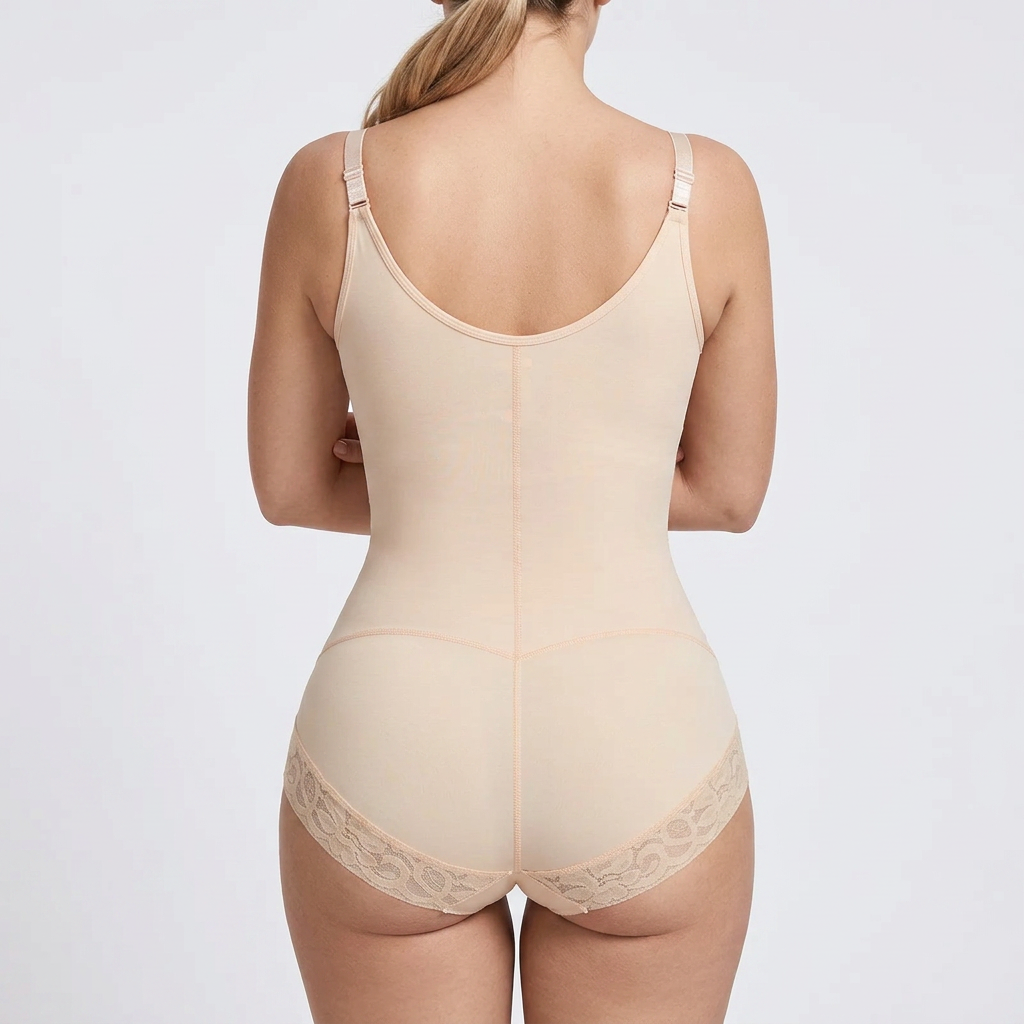 Gaine Sculptante Intégrale Zip Frontal – Taille Sculptée & Maintien Invisible