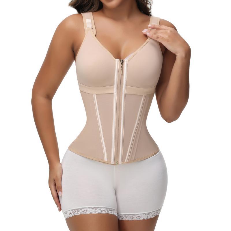 Gaine Corset gainant zip frontal – Taille sculptée & maintien professionnel