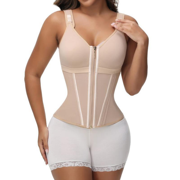 Corset Gainant Zip Frontal – Taille Sculptée & Maintien Professionnel