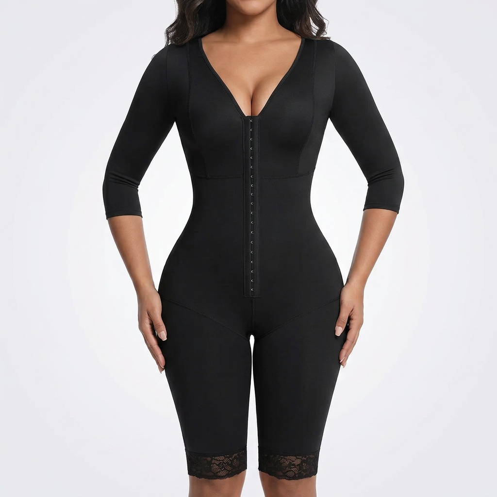 Gaine Sculptante Intégrale – Ventre Plat, Taille Affinée & Fessier Galbé
