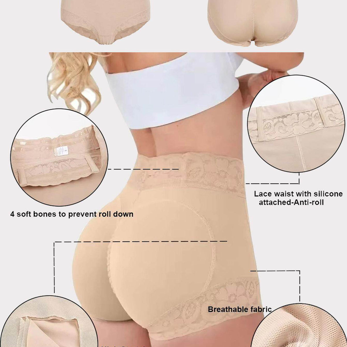 Culotte Gainante Push-Up Fessier – Galbe Naturel & Silhouette Sublimée