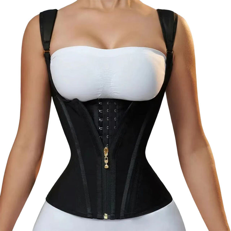 Gaine Corset Rétro Sculptant Ajustable – Taille Fine & Courbes Redessinées