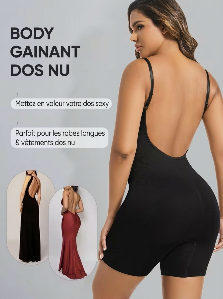 Body Gainant Seamless Effet Sablier Invisible & Confort Seconde Peau