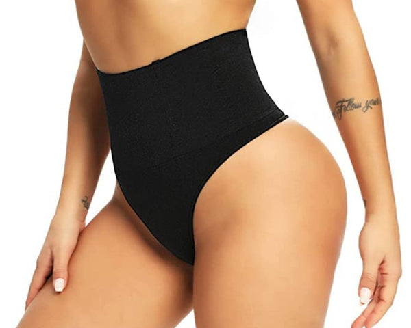 Culotte Gainante String Taille Haute Sans Coutures – Ventre Plat & Effet Sablier