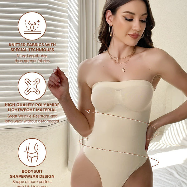 Body Gainant Bandeau Haute Élasticité Ventre Plat & Effet Galbant
