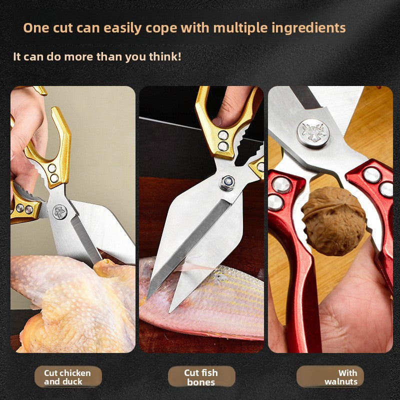 Ciseaux de Cuisine Japonais Ultra-Puissants – Coupez Viande & Os Sans Effort