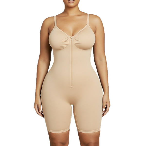 Body Gainant Zip Frontal – Silhouette Sculptée & Maintien Invisible