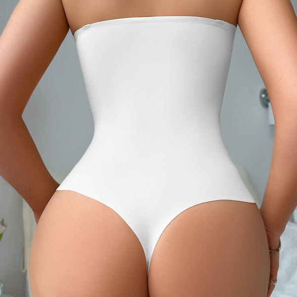 Body Gainant Sans Bretelles Haute Compression – Effet Ventre Plat & Taille Fine