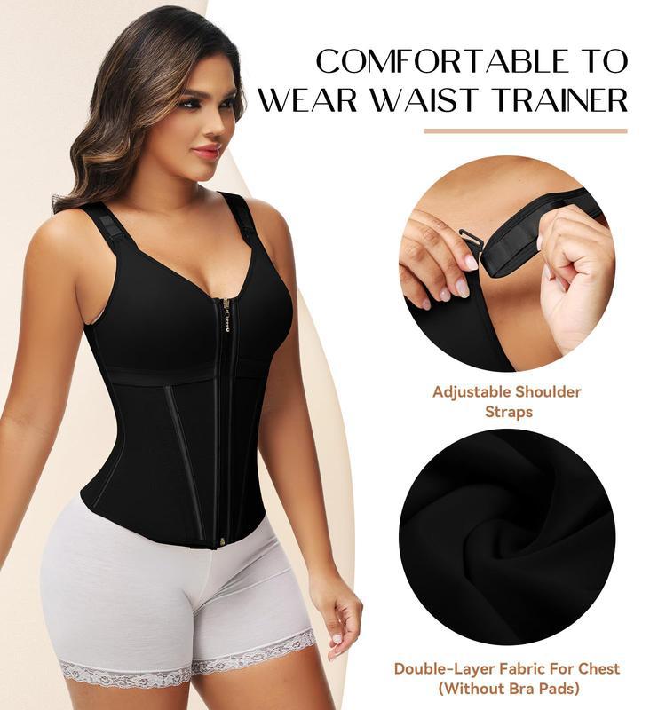 Gaine Corset gainant zip frontal – Taille sculptée & maintien professionnel