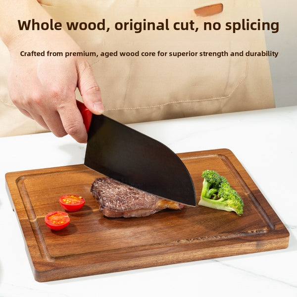 Planche à Découper en Bois Acacia – Saine, Durable & Sécurisée