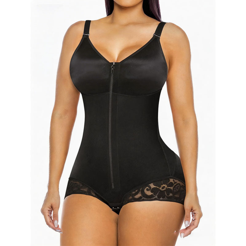 Body Gainant Sculptant Zipé – Ventre Plat, Taille Affinée & Fessier Galbé