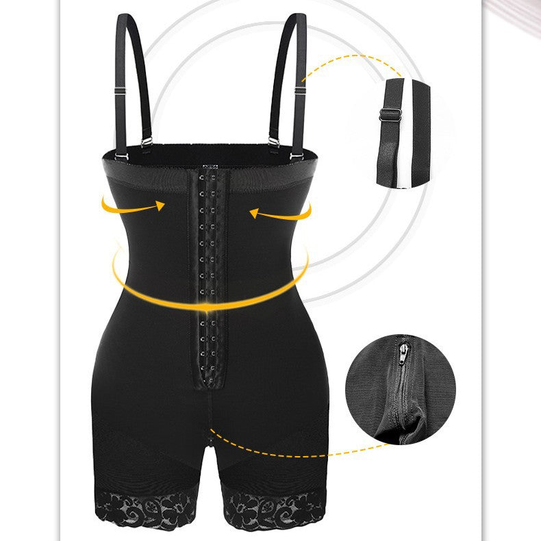 Combinaison Gainante Taille Haute Compression Forte Effet Sablier