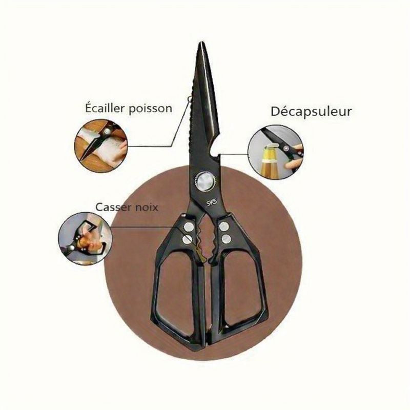 Ciseaux de Cuisine Japonais – Ultra Tranchants & Multifonctions