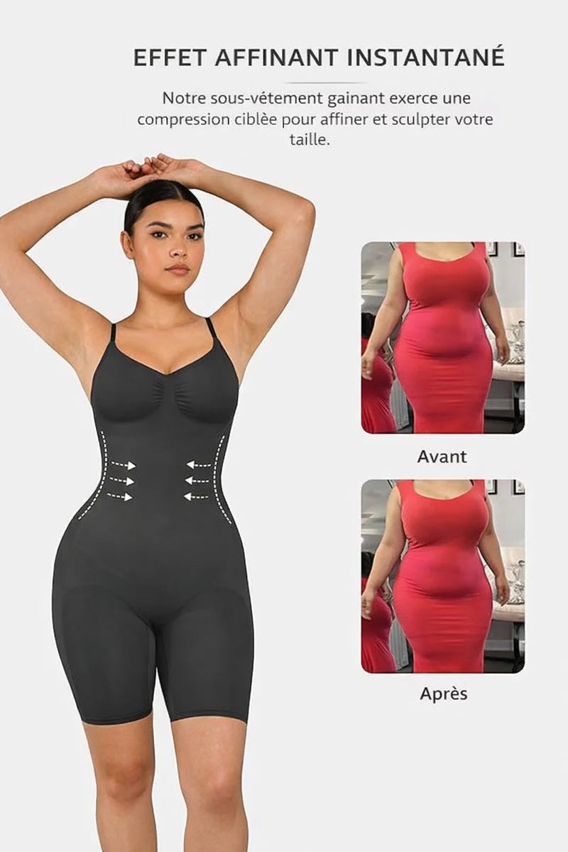 Body Gainant Sculptant Premium Effet Ventre Plat & Silhouette Lissée