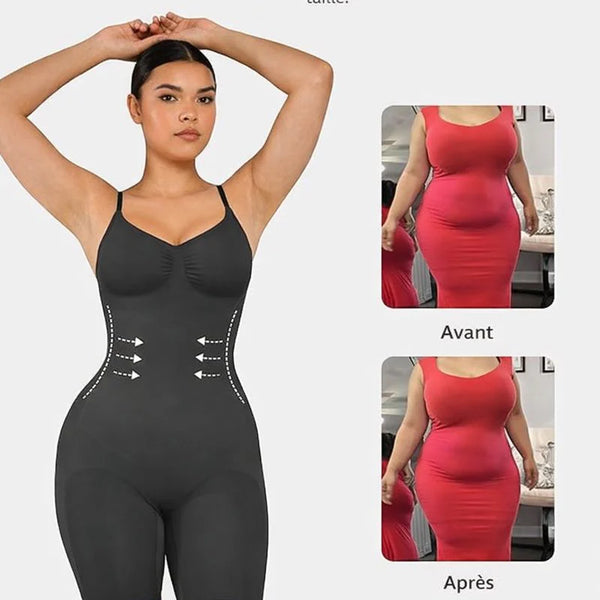 Body Gainant Sans Coutures – Silhouette Sculptée & Effet Ventre Plat