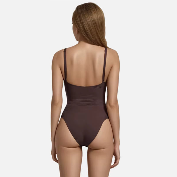 Body Gainant Zippé Sculptant Effet Ventre Plat & Silhouette Redessinée