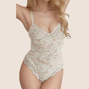  Entièrement en Dentelle - Blanc