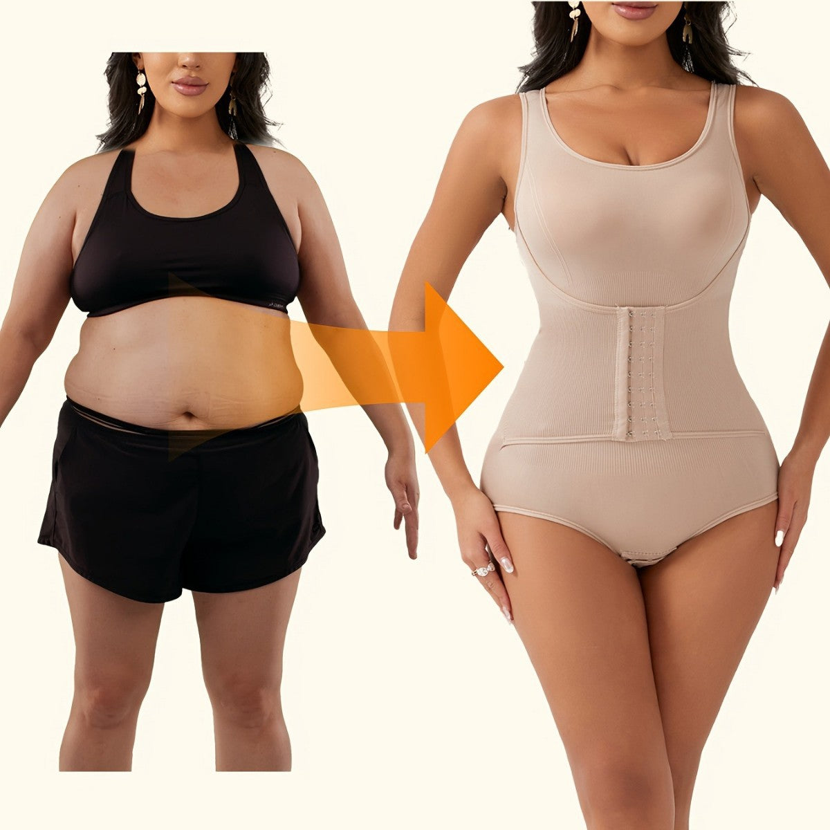 Body Gainant Sculptant 360° Taille Marquée & Ventre Plat Instantané