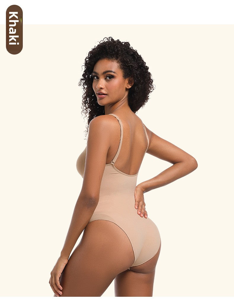 Body Gainant Zippé Sculptant Effet Ventre Plat & Silhouette Redessinée