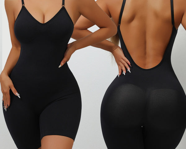 Combinaison Gainante Dos Nu Effet Ventre Plat & Silhouette Sculptée